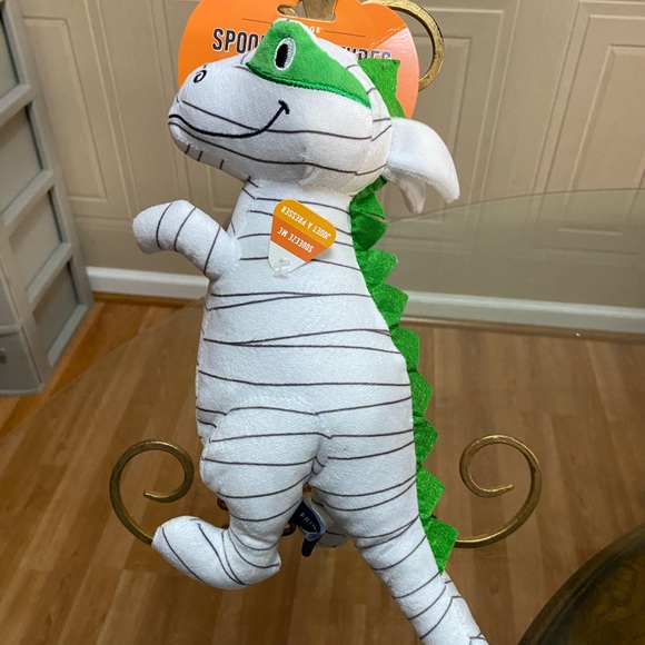 - Fringe Mommy Dinosaur Dog Toy With Squeaker. - Picture 5 of 10